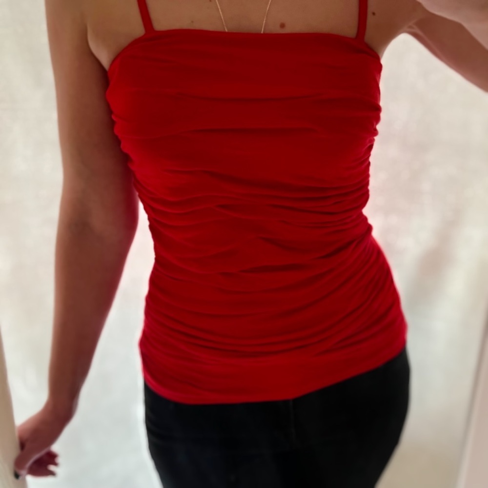 Express Rouched Tank - Picture 2 of 5
